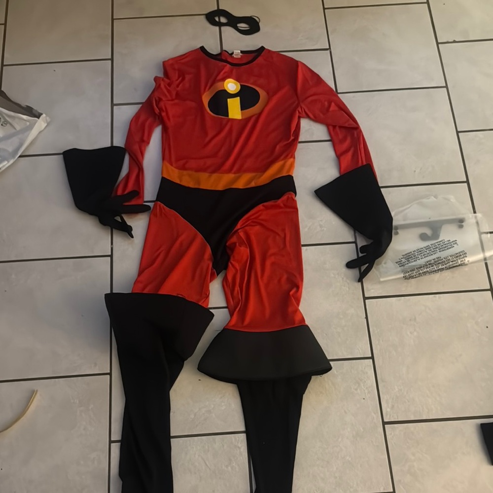 Superhero Costume in Red and Black